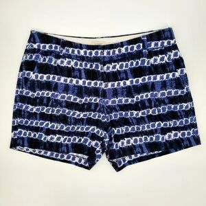 J.Crew Factory Women's Tie Dye Linen Cotton Blend Casual Shorts